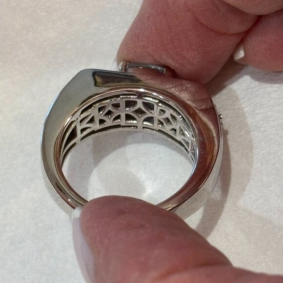 Karis 925 Sterling Silver Blue Topaz STS Ring - Picture 14 of 15